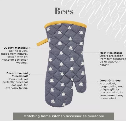 Ulster Weavers Bee Gauntlet Oven Glove For Cheap