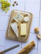 Pebbly - Store & Serve Glass Cheese Box With Bamboo Platter Online Hot Sale