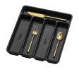 Madesmart 5 Compartment Cutlery Tray - Carbon Hot on Sale