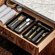 Made Smart Mini 5 Compartment Cutlery Tray 32.4x23x4.8cm - Carbon Supply