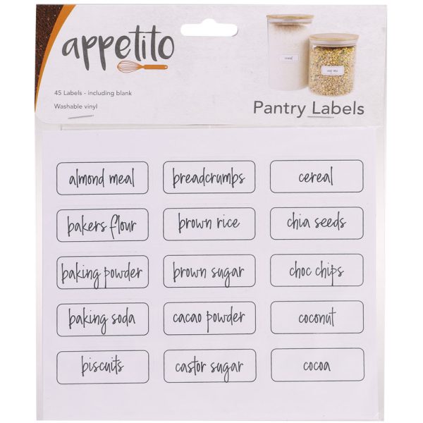 Pantry Labels - Pack Of 45 Cheap