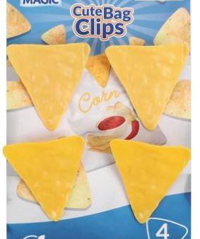 White Magic Cute Bag Clips - Corn Chips on Sale