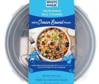 White Magic Microwave Rice Steamer Hot on Sale