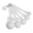 Fred M-spoons Matryoshka Measuring Spoons Set Of 5 White 0.9x4.6x14.6cm Sale