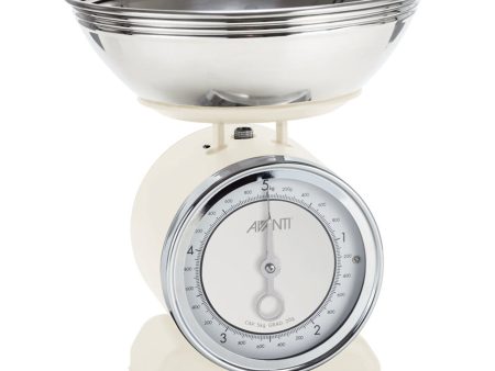 Avanti Vintage Mechanical Scales - White Online now