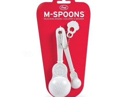 Fred M-spoons Matryoshka Measuring Spoons Set Of 5 White 0.9x4.6x14.6cm Sale