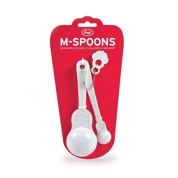 Fred M-spoons Matryoshka Measuring Spoons Set Of 5 White 0.9x4.6x14.6cm Sale